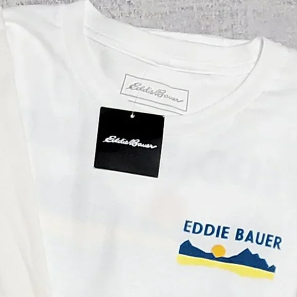 NWT! Bundle -2 Eddie Bauer Outdoor Outfitters Men's Crew Shirts Size: L - Picture 5 of 9